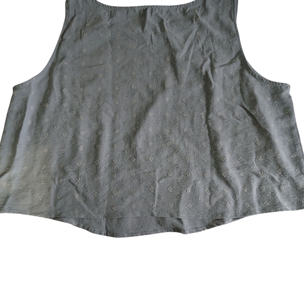 Roylamp Light Blue Textured Top. 2XL. NWT